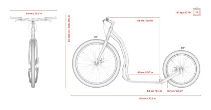 Yedoo Trexx Disc Dogscooter – Bild 12