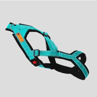 Trailgeschirr "Nukka" Größe 3 Gurtband türkis r - Polster Airmesh schwarz
